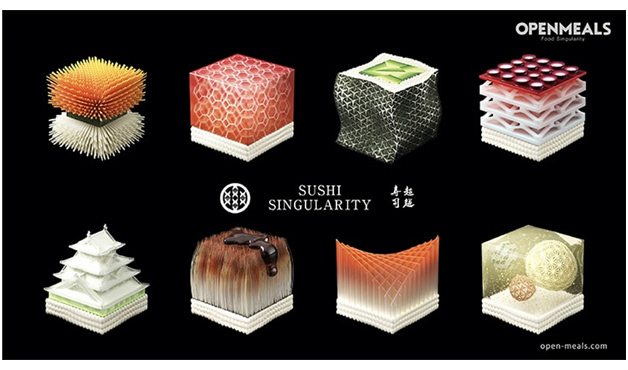 Суши-шефу нужна ваша ДНК для создания персонализированной еды, напечатанной на 3D-принтере
