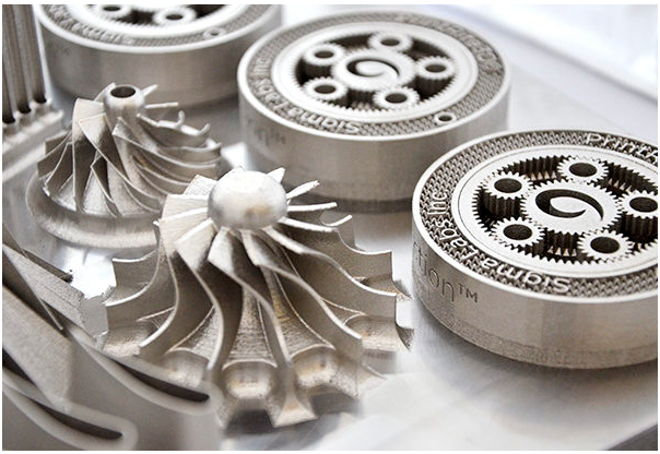3D printed metal parts inspected by the PrintRite3D platform. Photo via Sigma Labs.