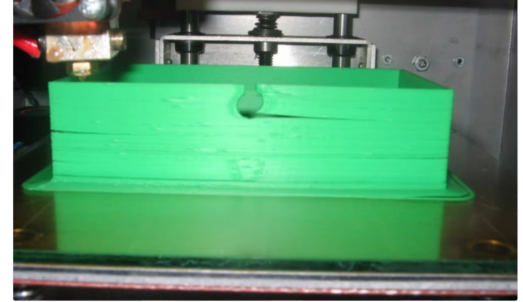 Layer separation can occur if your print speed is too high and extrusion is affected