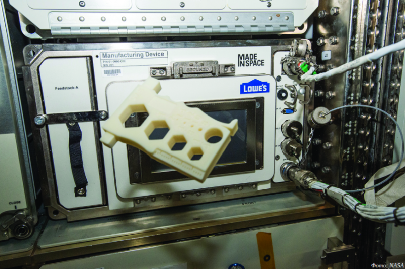 Немецкий астронавт использовал 3D-печатную деталь в медицинских экспериментах на борту МКС