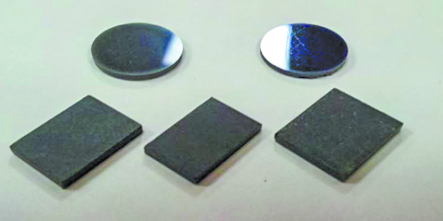 Модельные образцы изделий из нанопорошков.