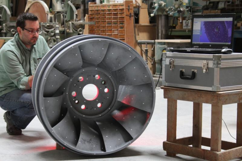 3D-сканирование колеса гидротурбины для последующего обратного проектирования