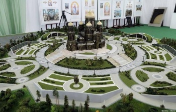 На форуме «Армия» показали 3D-печатный макет главного военного храма