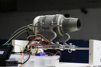 испытания малоразмерных 3D-печатных авиационных двигателей