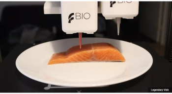 Филе лосося будут печатать на 3D-принтере
