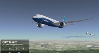 Boeing 777X с частично напечатанными на 3D-принтере двигателями совершил первый полет 