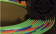 3D-принтер напечатал разноцветный филамент из разных материалов