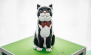 В Томске появился 3D-печатный памятник ученому коту
